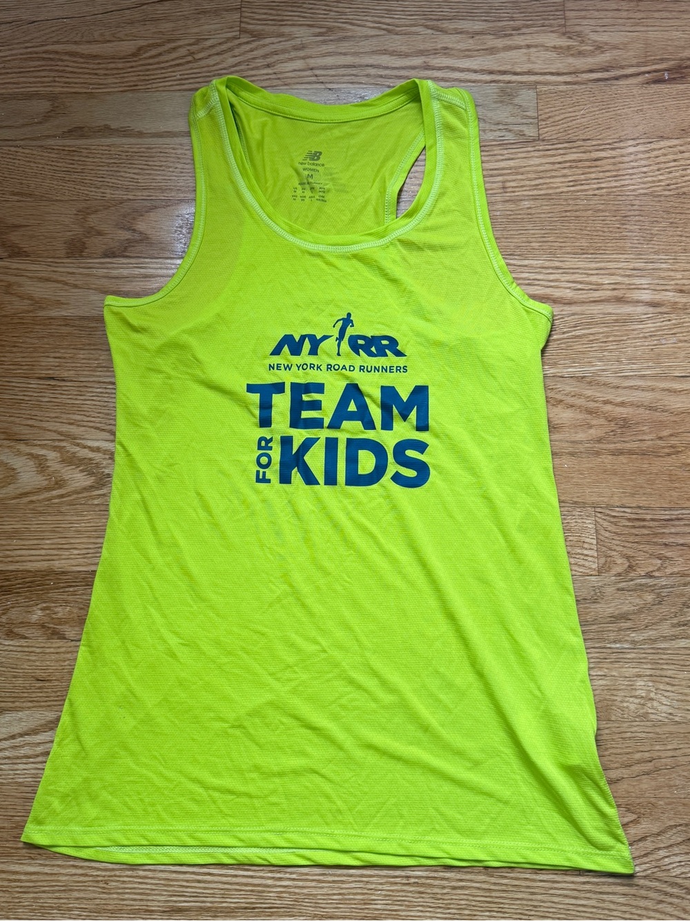 New Balance Team For Kids charity running tank